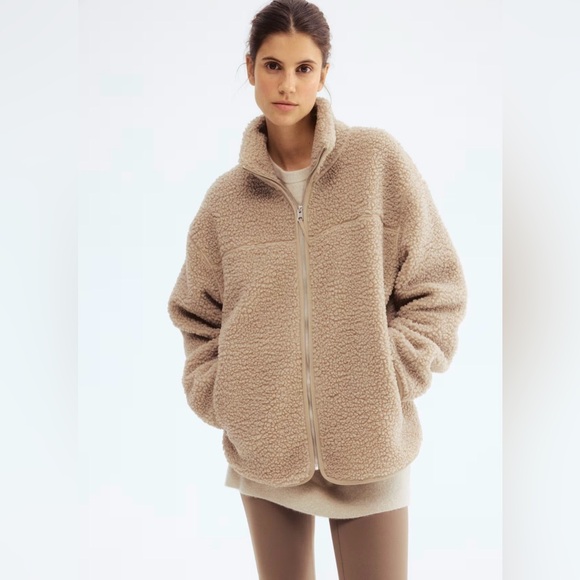 NWT H&M Babywearing Sherpa Fleece Jacket - Picture 2 of 10